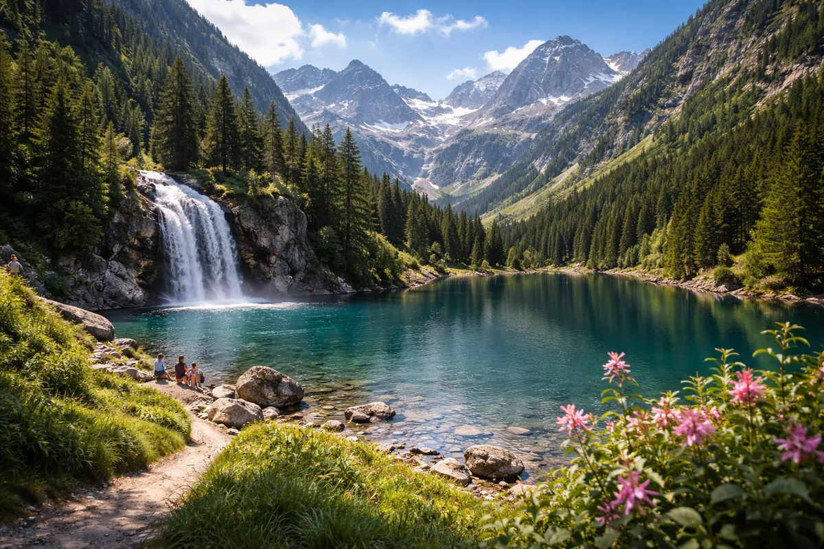 Quels sont les lacs et cascades à visiter lors de randonnées en France ?