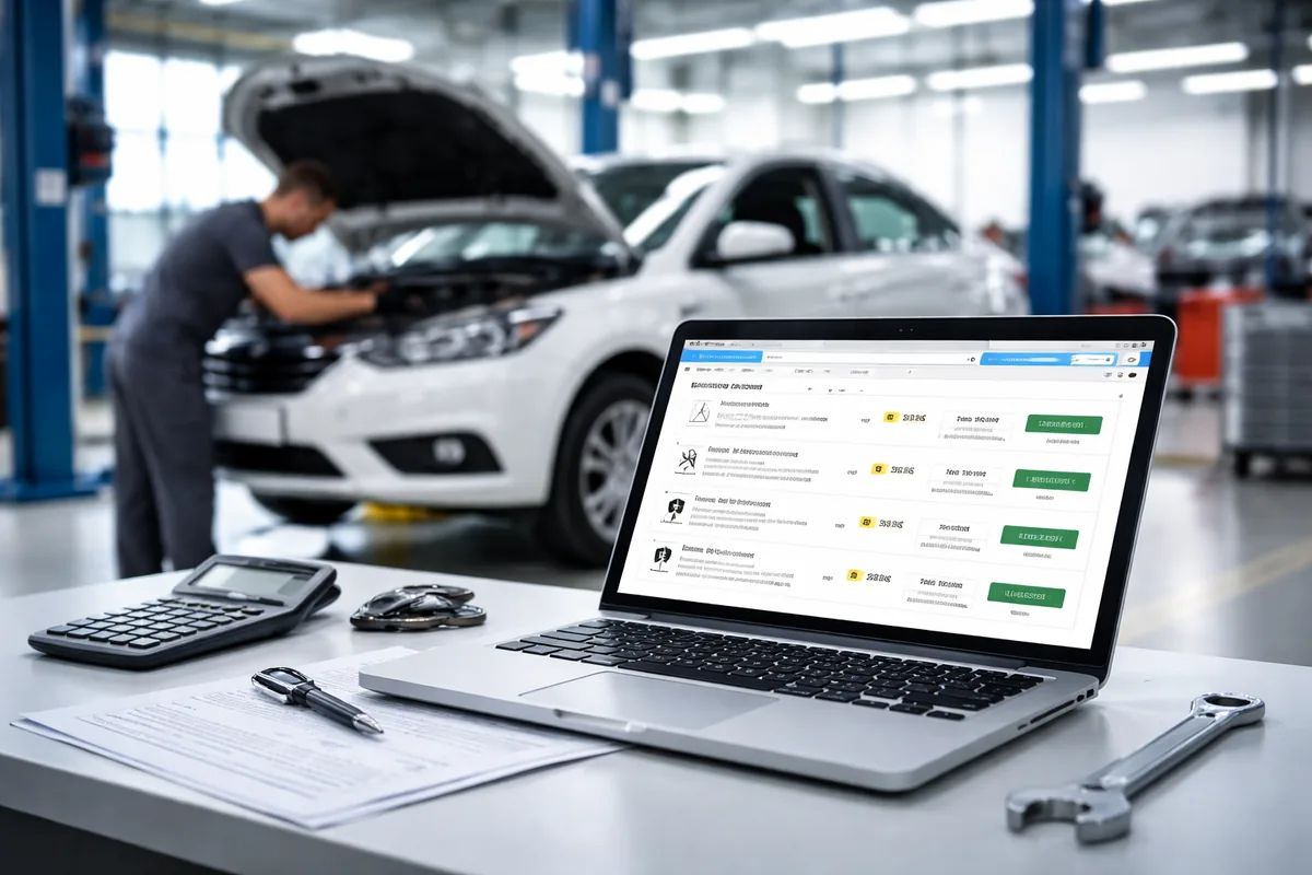 Comment estimer le prix d'une intervention auto en utilisant un comparateur de garage