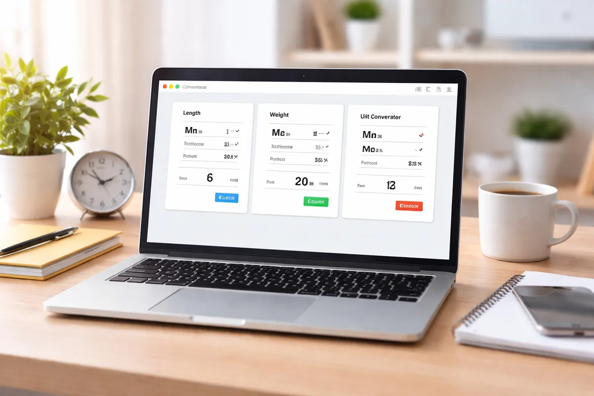 Comment convertir des unités de longueur, poids et température facilement en ligne