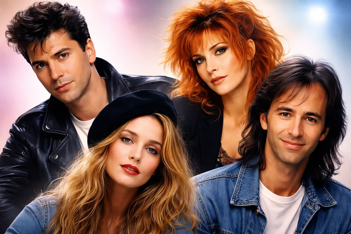 Quels sont les portraits iconiques des artistes de la pop française des années 80